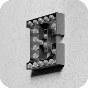 Ретро с лампами днем