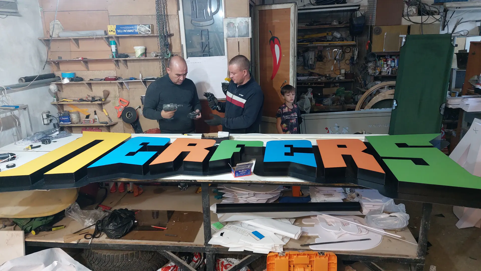 Nerfers / Nerf Арена — фотоотчет с производства ADLight 4